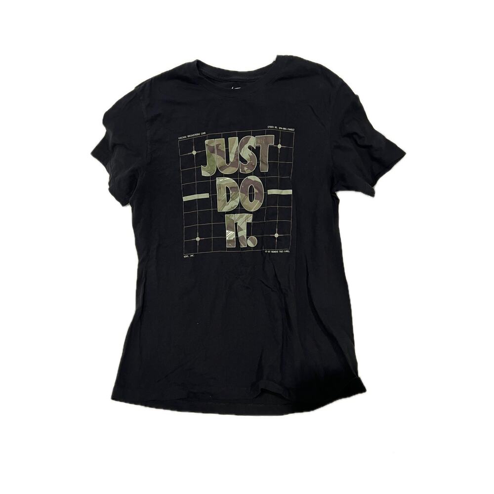 Nike Tee Just Do It Black T-Shirt Mens M